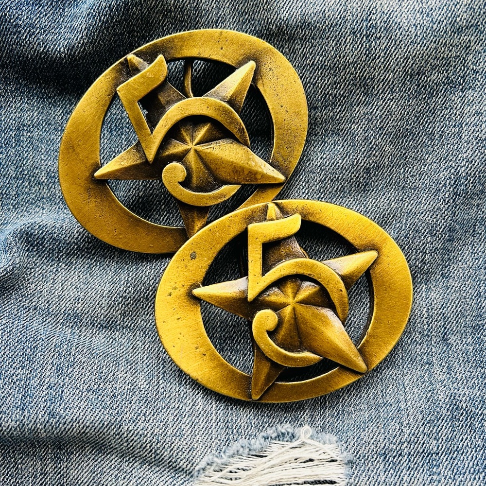 Seagram's 5-Star Western Belt Buckle